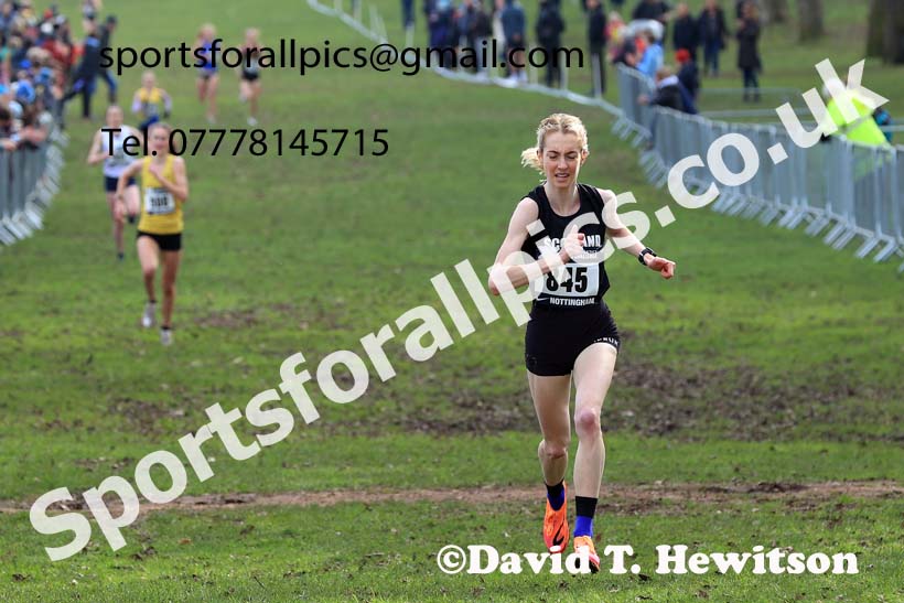 Senior Women, 2024 CAU Inter Counties Cross Country Champs., Wollaton Park, Nottingham. Photo: David T. Hewitson/Sports for All Pics